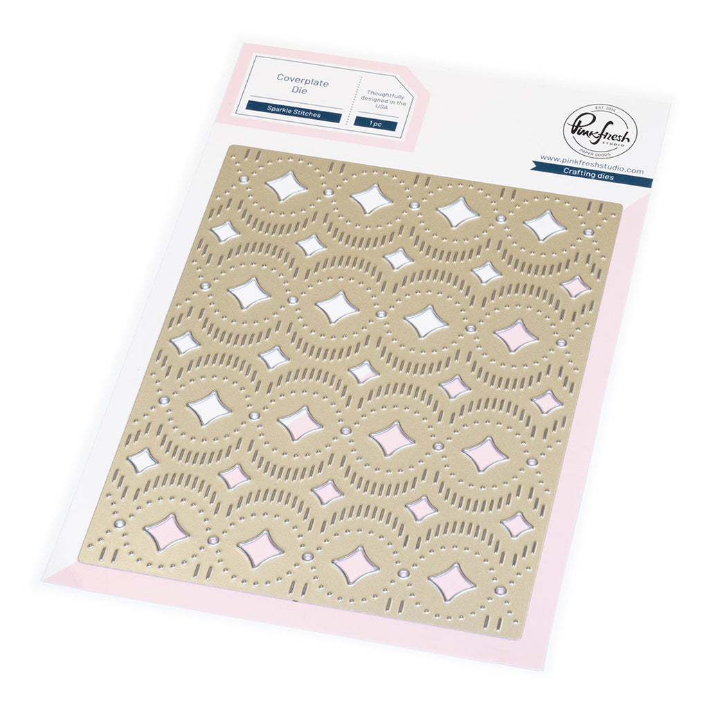 Pinkfresh Studio Sparkle Stitches Coverplate Die 298725