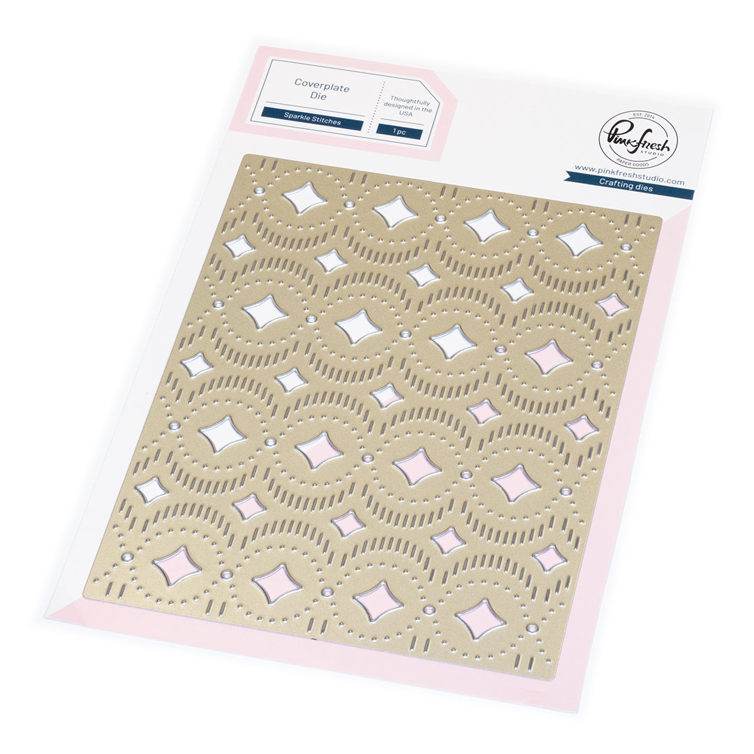 Pinkfresh Studio Sparkle Stitches Coverplate Die 298725