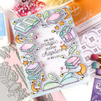 Pinkfresh Studio Sparkle Stitches Coverplate Die 298725 You Add Magic Card