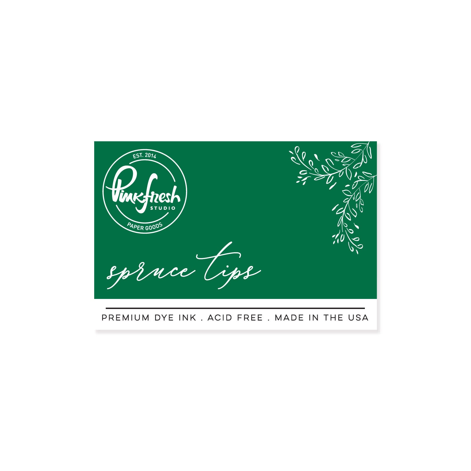 Pinkfresh Studio Spruce Tips Dye Ink Pad pfdi056