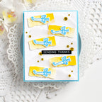 Pinkfresh Studio Stamp Press Tool pf092es Airplane Card | color-code:ALT01