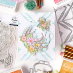 Pinkfresh Studio Steeped In Kindness Dies 271625 You Are Steeped In Kindness Card