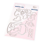 Pinkfresh Studio Steeped In Kindness Stamps Dies Stencils And Press Plate Bundle 271625