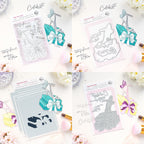 Pinkfresh Studio Step Into Style Clear Stamps Dies Stencils And Press Plates Bundle