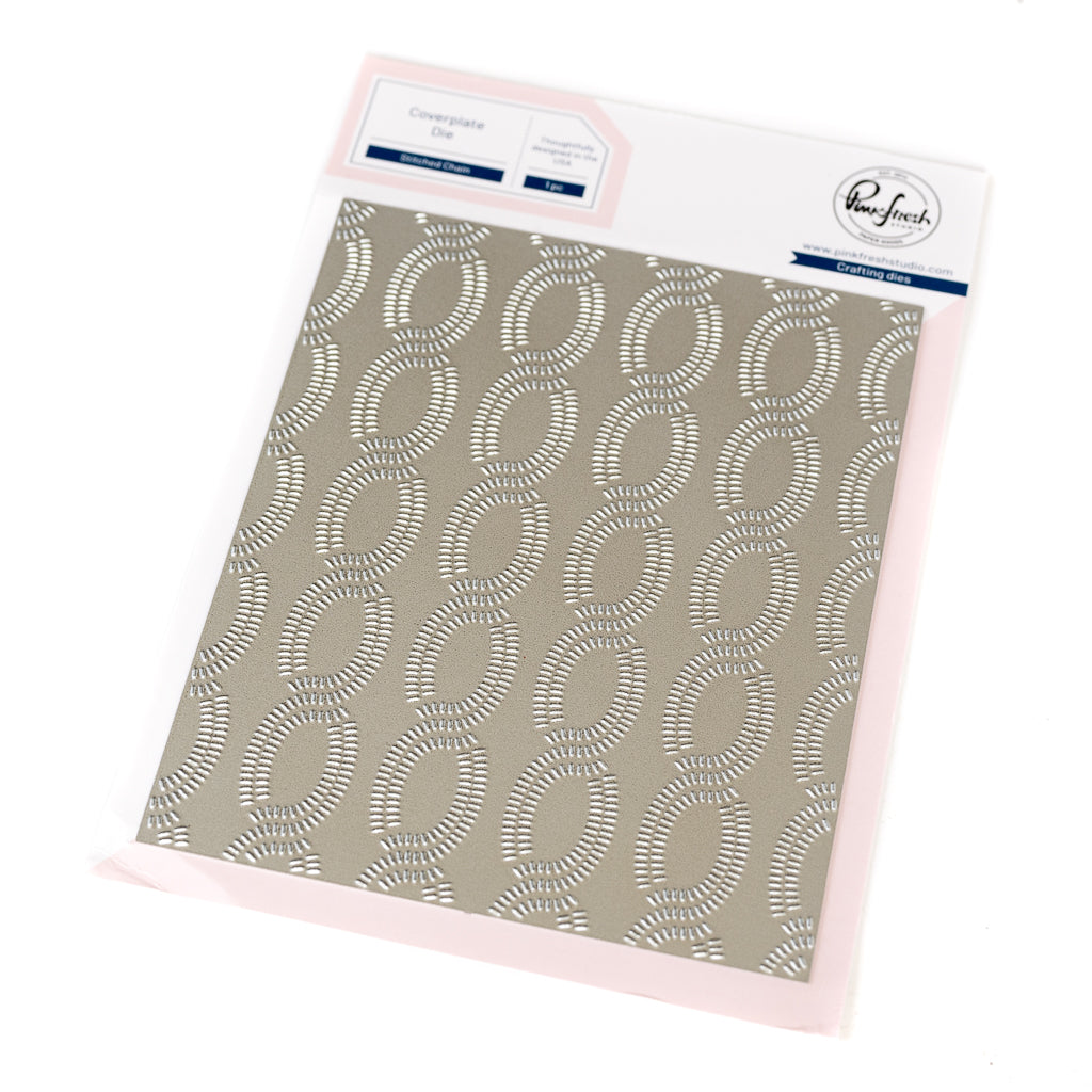 Pinkfresh Studio Stitched Chain Coverplate Die 267225