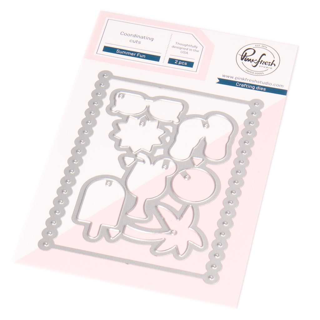 Pinkfresh Studio Summer Fun Dies And Stencils Bundle 277925