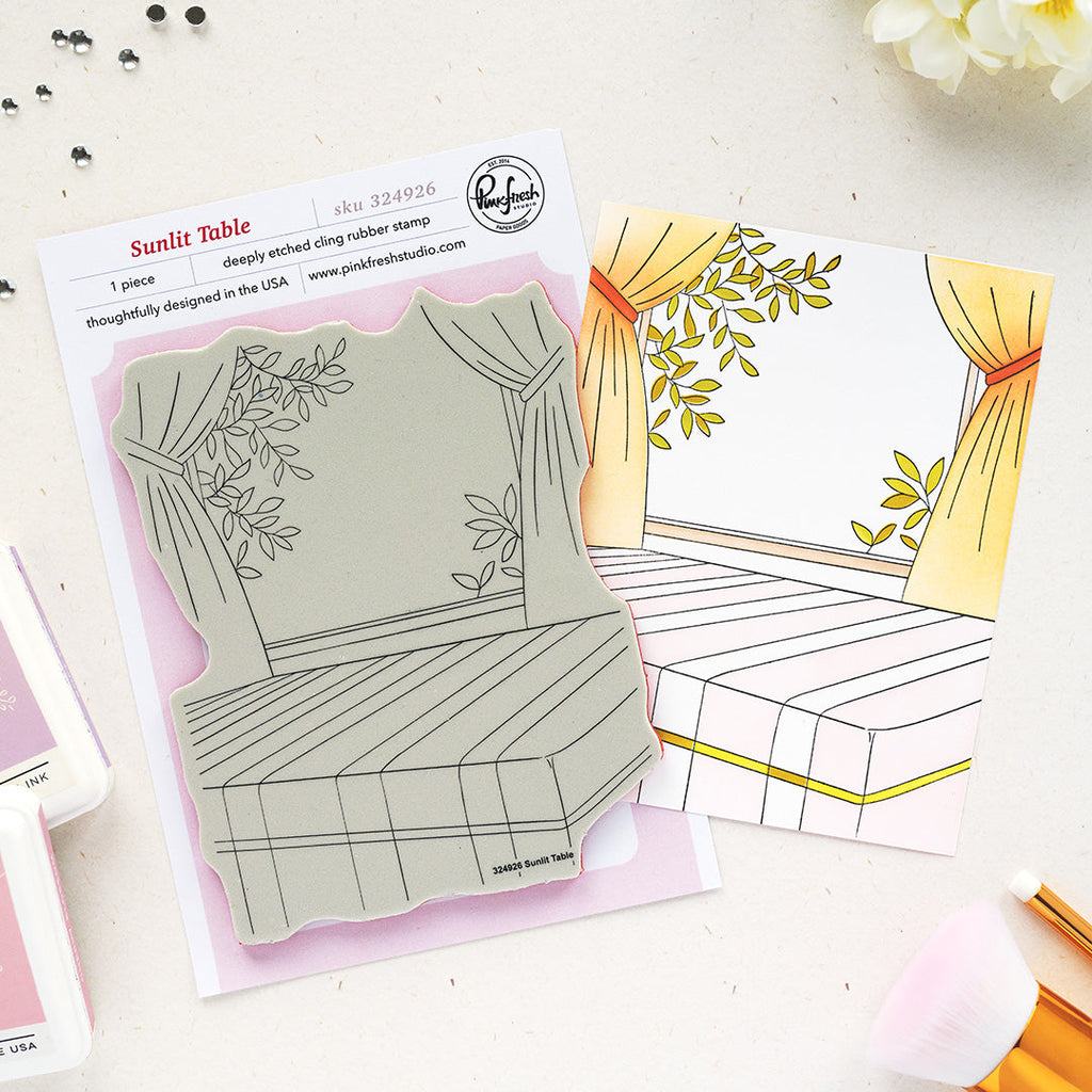 Pinkfresh Studio Sunlit Table Cling Stamp 324926