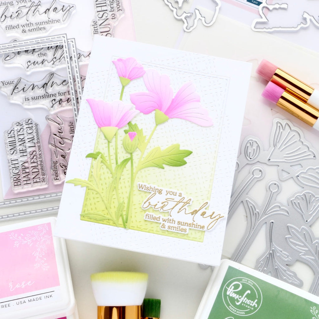 Pinkfresh Studio Sunshine And Smiles Dies 278425 Birthday Card