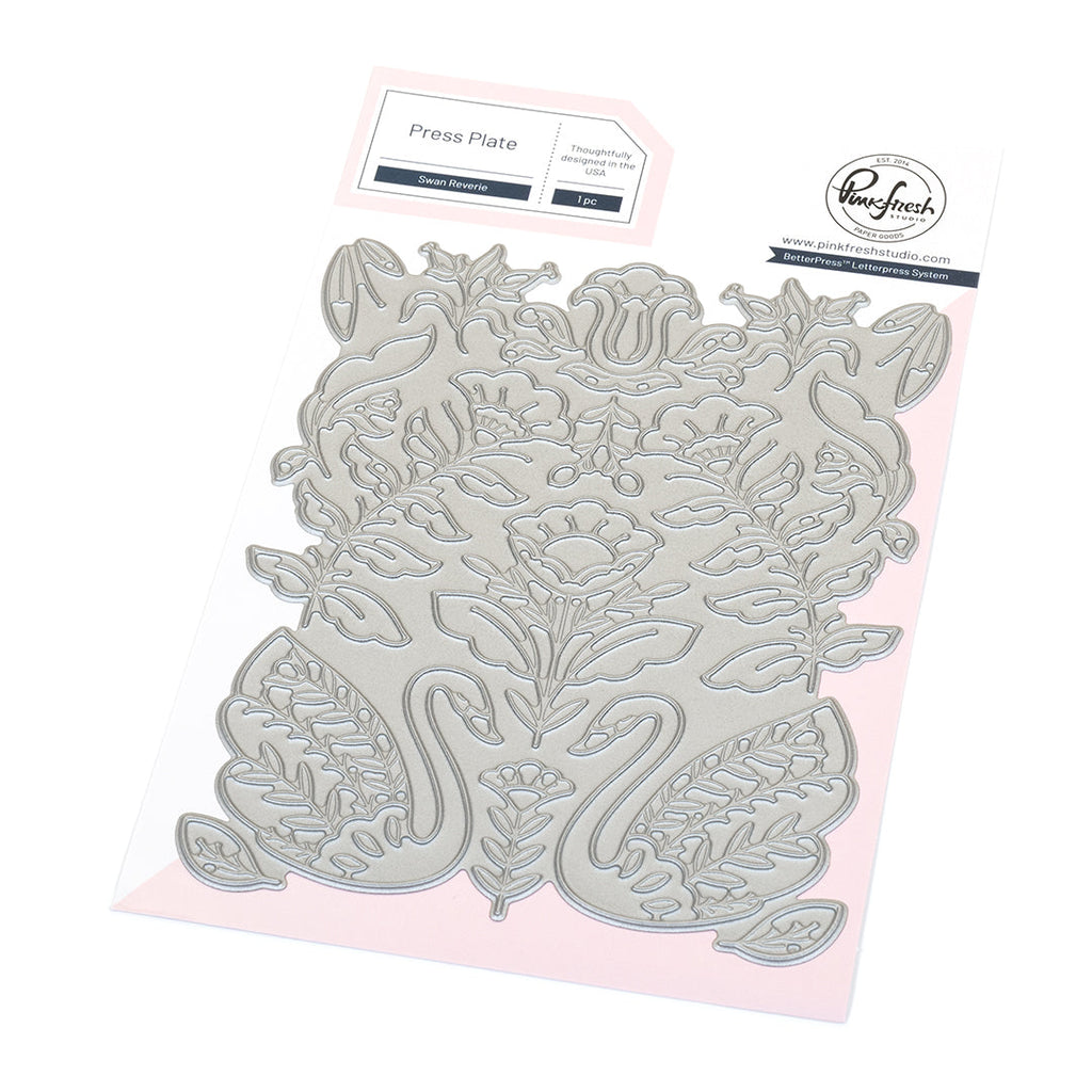Pinkfresh Studio Swan Reverie Press Plate 305925