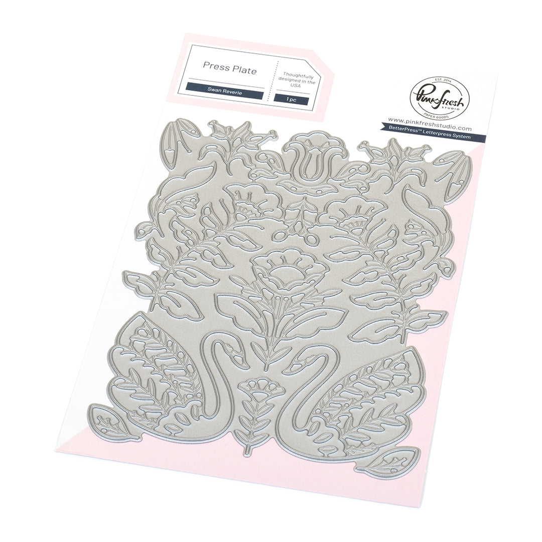 Pinkfresh Studio Swan Reverie Press Plate 305925