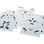 Pinkfresh Studio Swan Reverie Stencils 305825