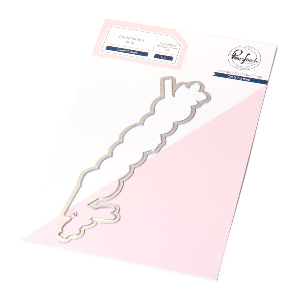 Pinkfresh Studio Sweet Scoops Die And Stencils Bundle 279425