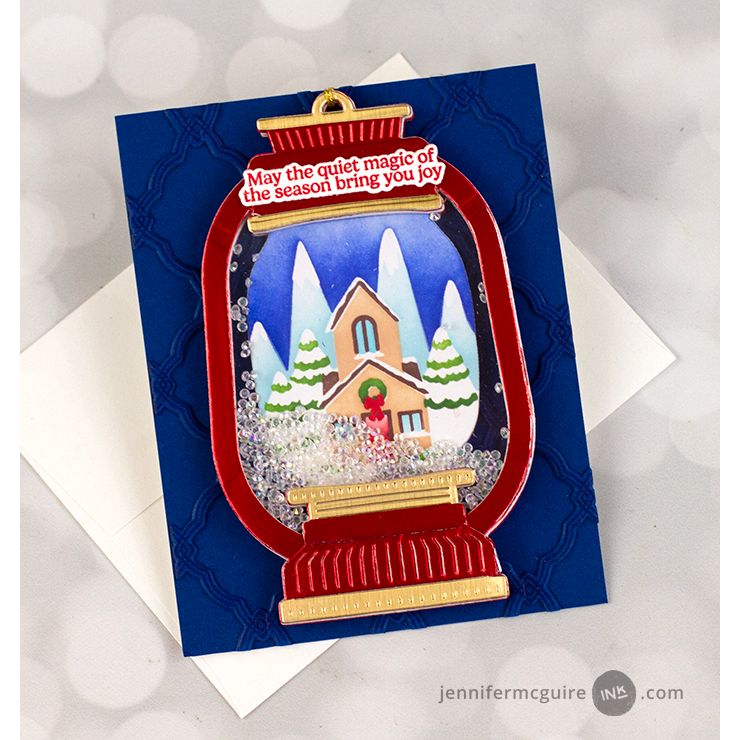Pinkfresh Studio The Shelf Edit Magic of the Season Clear Stamps 290325 Ornament Card | color-code:ALT01