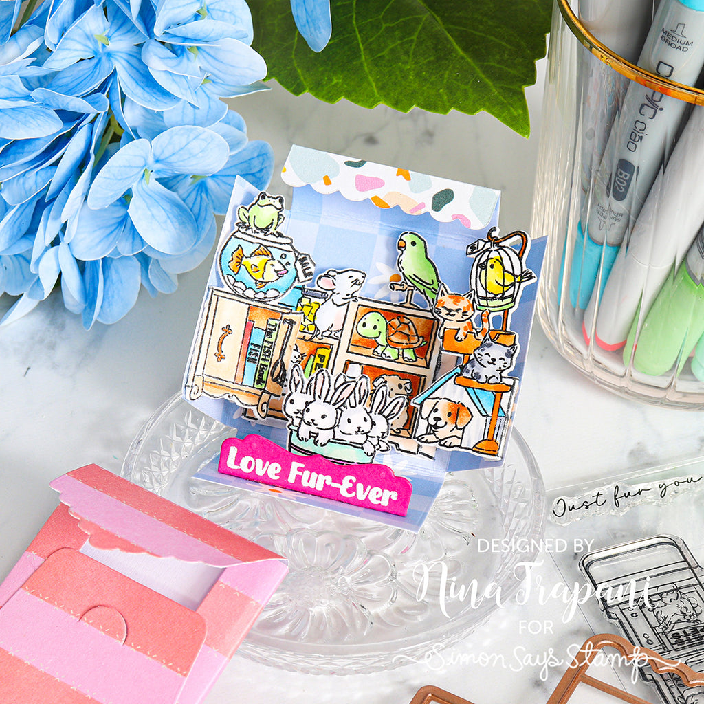 Pinkfresh Studio The Simple Things 6 x 6 Paper Pack 224924 Miniature Pet Card | color-code:ALT03