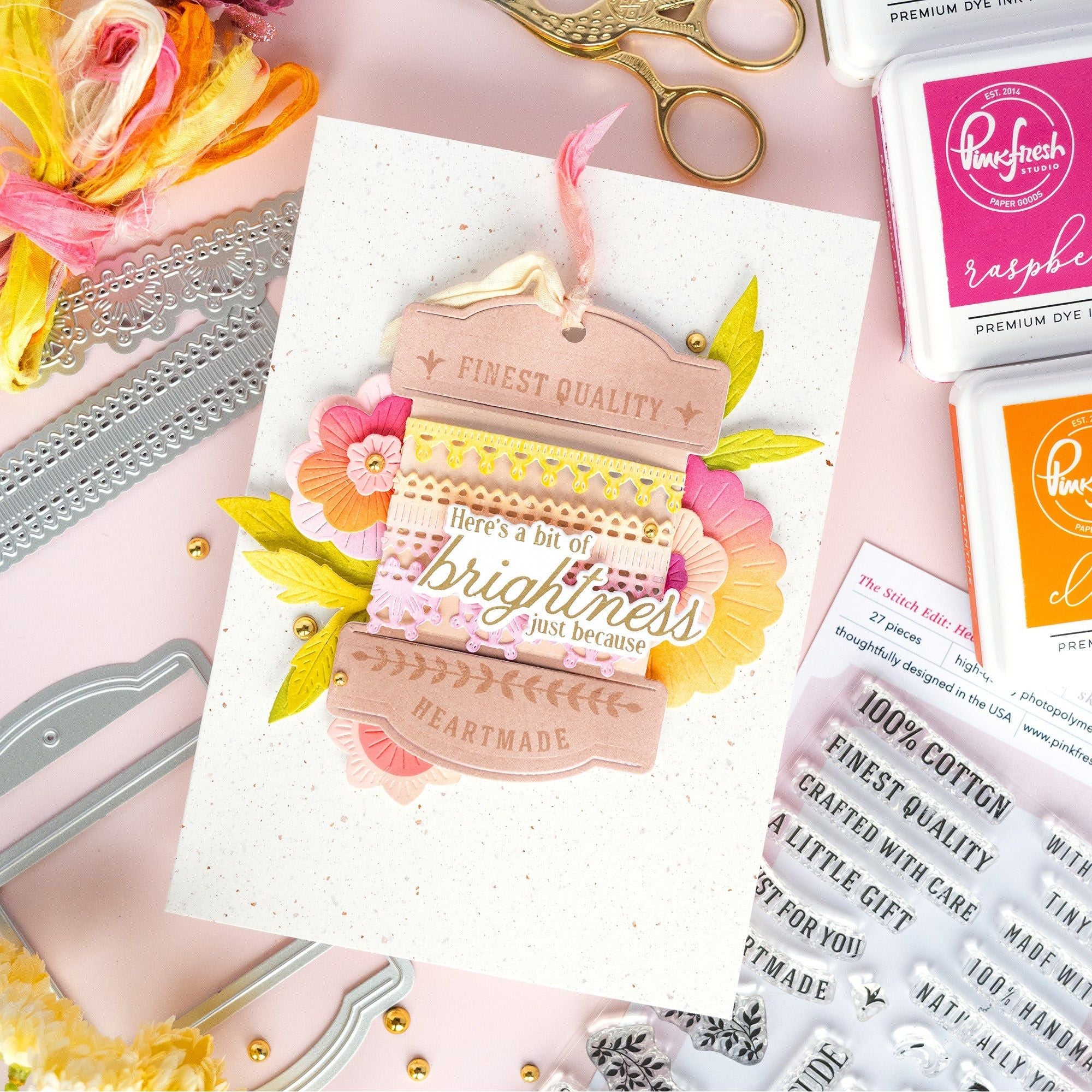 Pinkfresh Studio The Stitch Edit Heritage Lace Die 313325 – Simon
