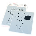 Pinkfresh Studio The Stitch Edit Thread Spool Florals Stencils 312925