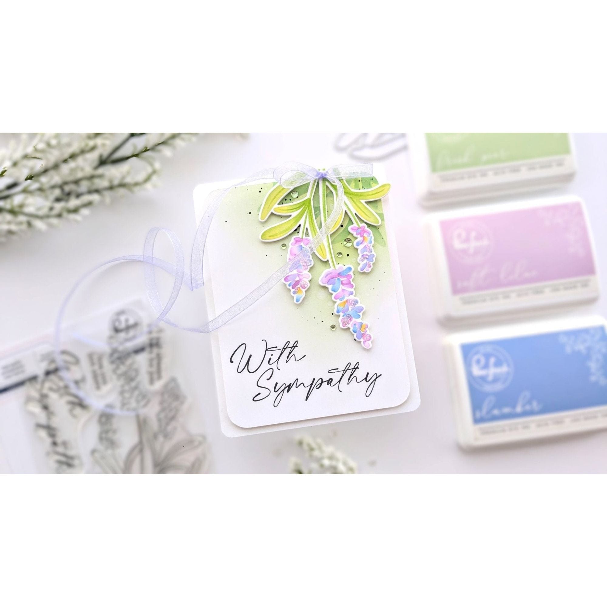 Pinkfresh Studio Thinking Of You Clear Stamps 263324 With Sympathy Card | color-code:ALT01