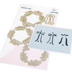 Pinkfresh Studio Tied With Cheer Die And Stencils Bundle 292325
