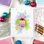 Pinkfresh Studio Timeless Tidings Die 291625 Treasured Memories Card