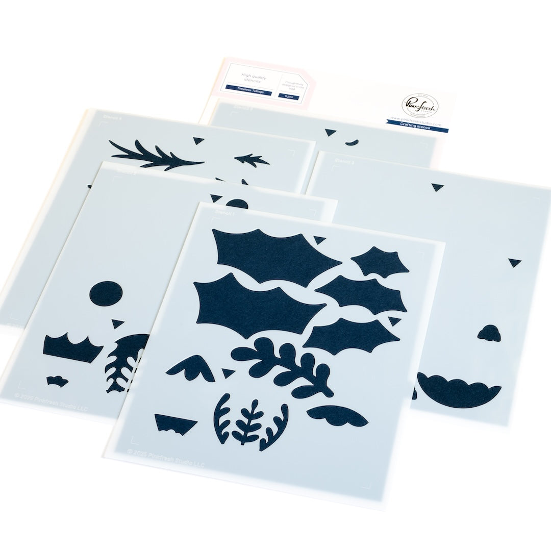 Pinkfresh Studio Timeless Tidings Stencils 291725