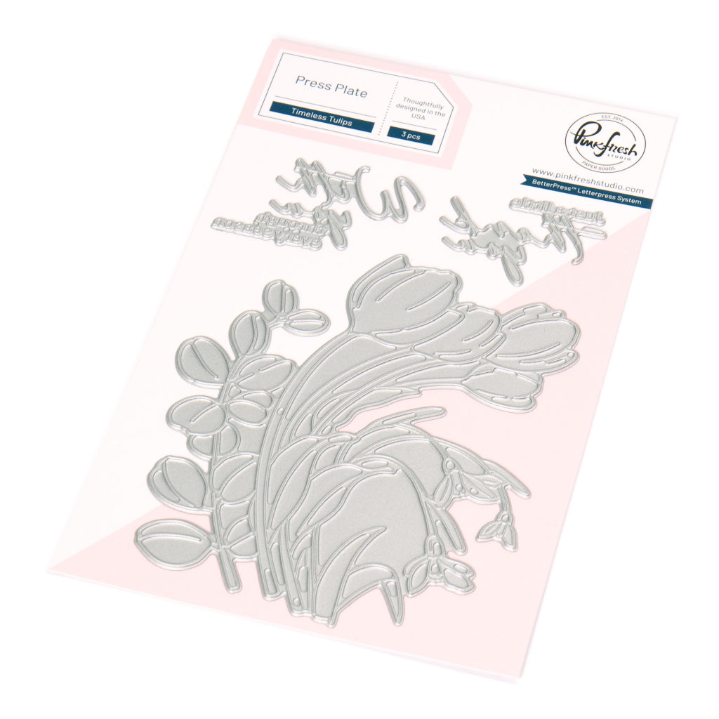 Pinkfresh Studio Timeless Tulips Press Plates 277425