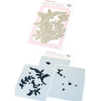 Pinkfresh Studio Trailing Grace Die And Stencils Bundle