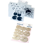 Pinkfresh Studio Tranquil Water Lilies Die And Stencils Bundle