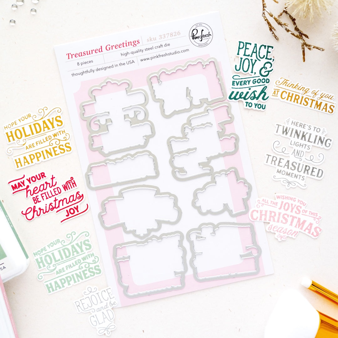 Pinkfresh Studio Treasured Greetings Dies 337826