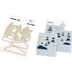 Pinkfresh Studio Trees Die And Stencils Bundle