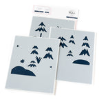 Pinkfresh Studio Trees Stencils 245724