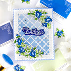 Pinkfresh Studio Trellis Coverplate Die 307925 Rachel Alvarado Your Kindness Shines Card