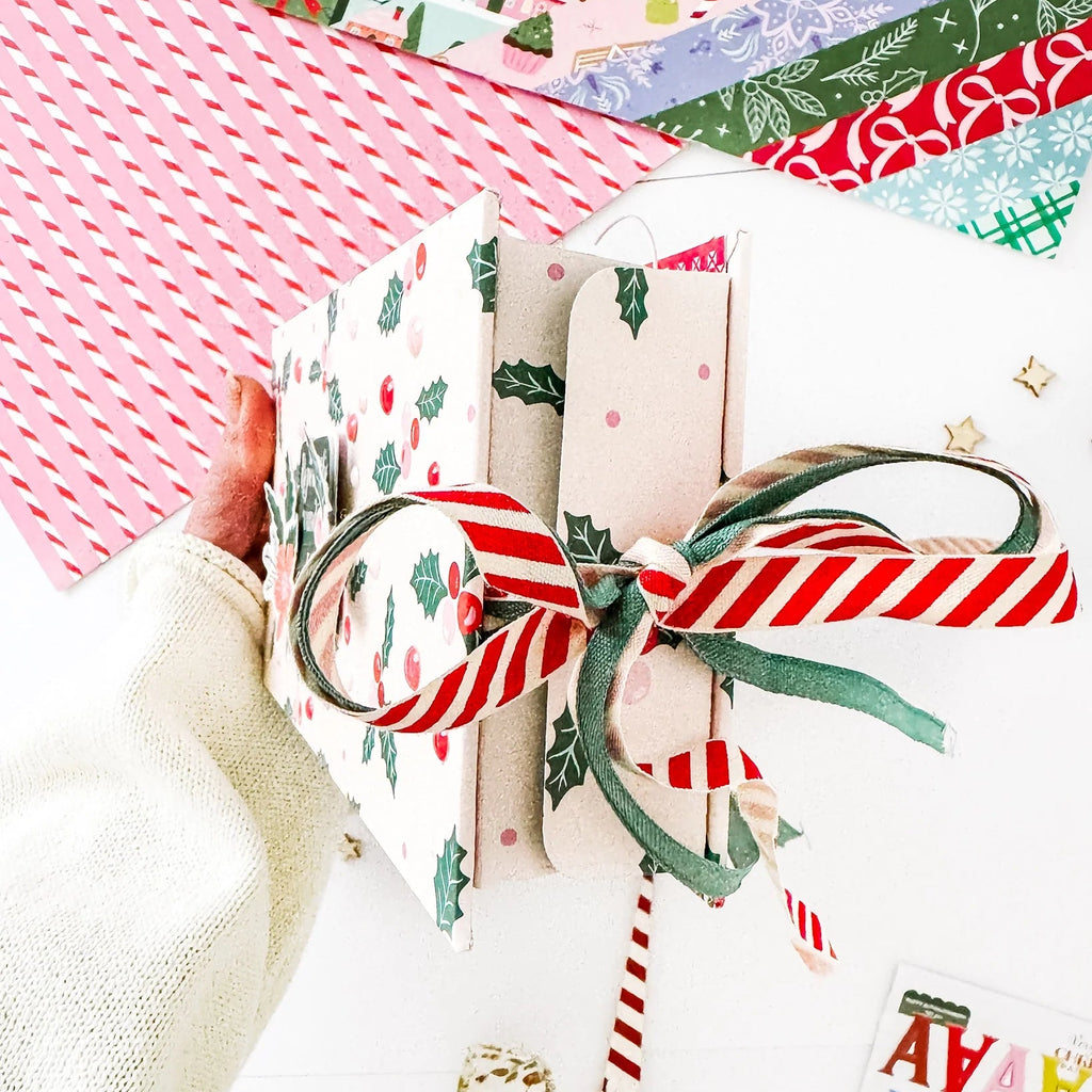 Pinkfresh Studio Very Merry Christmas 12 x 12 Paper Pack 296225 Christmas Mini Album | color-code:ALT01