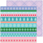 Pinkfresh Studio Very Merry Christmas 12 x 12 Paper Pack 296225 Holiday Borders