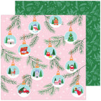 Pinkfresh Studio Very Merry Christmas 12 x 12 Paper Pack 296225 Holiday Ornaments