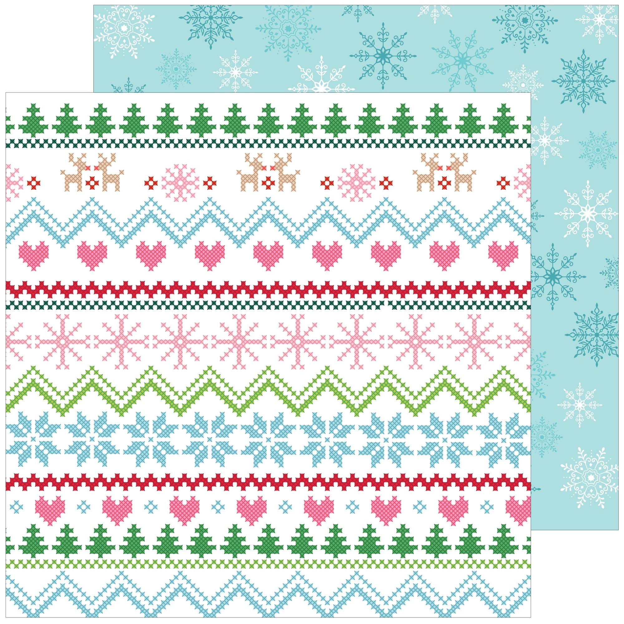 Pinkfresh Studio Very Merry Christmas 12 x 12 Paper Pack 296225 Ugly Sweater