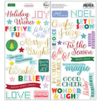 Pinkfresh Studio Very Merry Christmas Chipboard Titles 298025