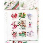 Pinkfresh Studio Very Merry Christmas Puffy Alpha Stickers 298125 Holiday Bows Layout | color-code:ALT03