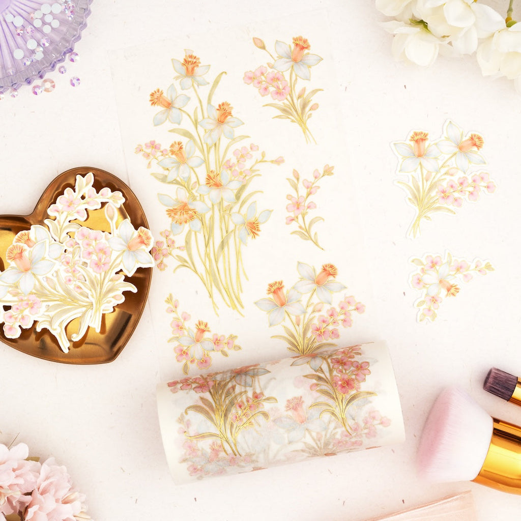 Pinkfresh Studio Whispering Daffodils Washi Tape 322126