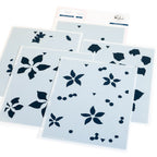 Pinkfresh Studio Whispers of Poinsettias Stencils 292225