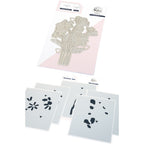 Pinkfresh Studio Wildflower Elegance Die And Stencils Bundle