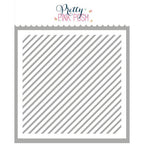 Pretty Pink Posh PINSTRIPE Stencil