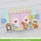 Lawn Fawn Pint-Sized Patterns Summertime 6x6 Inch Paper Pack lf3406 Ice Cream