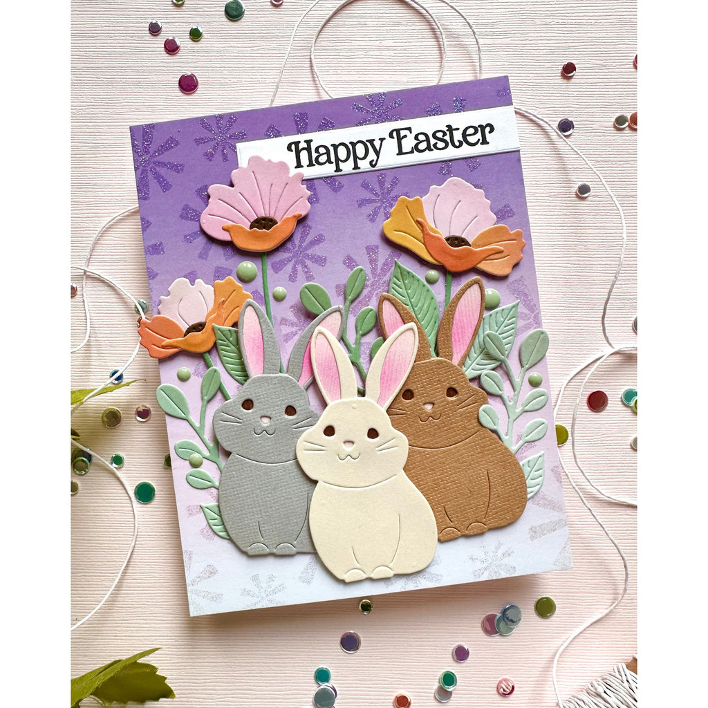 Simon Says Clear Stamp Pinwheel Party Background 1347ss Beautiful Moments Easter Card