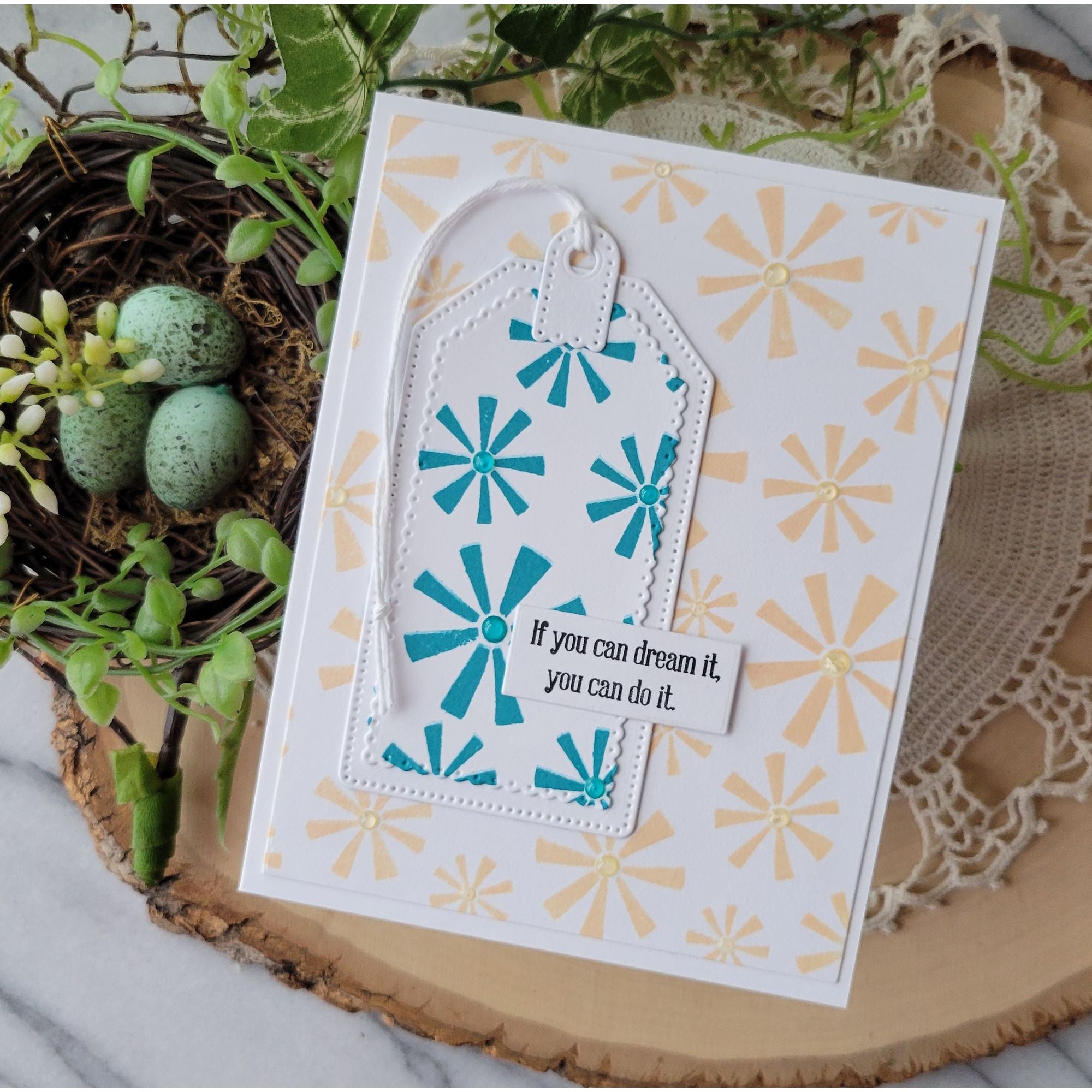 Simon Says Clear Stamp Pinwheel Party Background 1347ss Beautiful Moments Encouragement Card | color-code:ALT01