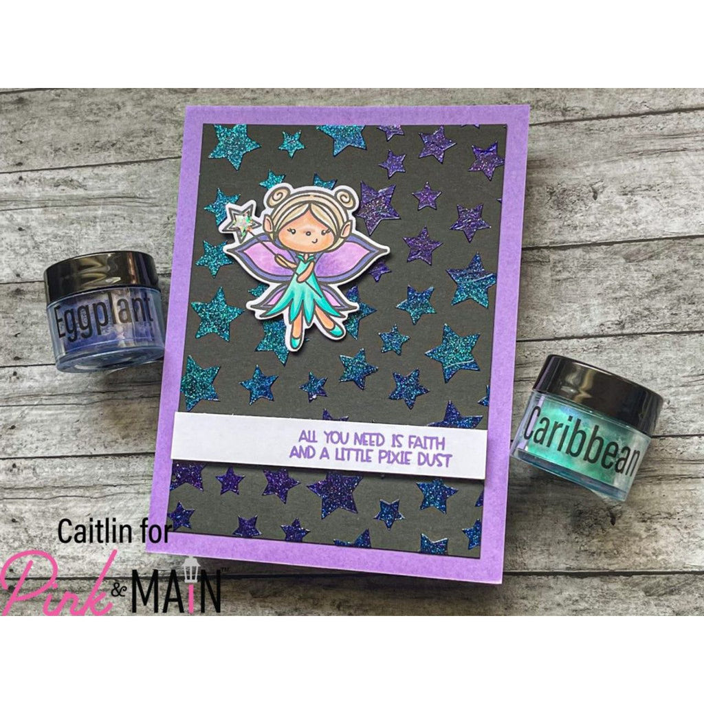 Pink and Main Pixie Dust Clear Stamps PM0615 Stars