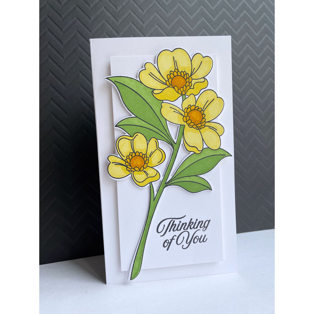 Simon Says Clear Stamps Pixie Dust 2167ssc To Be Loved Thinking of You Card