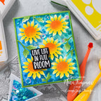 Simon Says Clear Stamps Plant Sentiments m302729 Just A Note Encouragement Card | color-code:ALT01