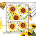Simon Says Clear Stamps Plant Sentiments m302729 Just A Note Encouragement Card