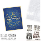 Simon Says Clear Stamps Plant Sentiments m302729 Just A Note Encouragement Card