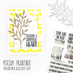 Simon Says Clear Stamps Plant Sentiments m302729 Just A Note Encouragement Card | color-code:ALT04